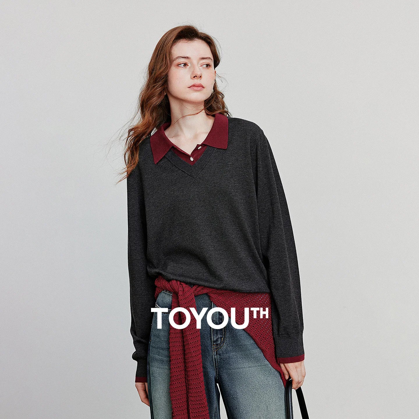 Blusa de Tricô com Liocel e Efeito Camisaria