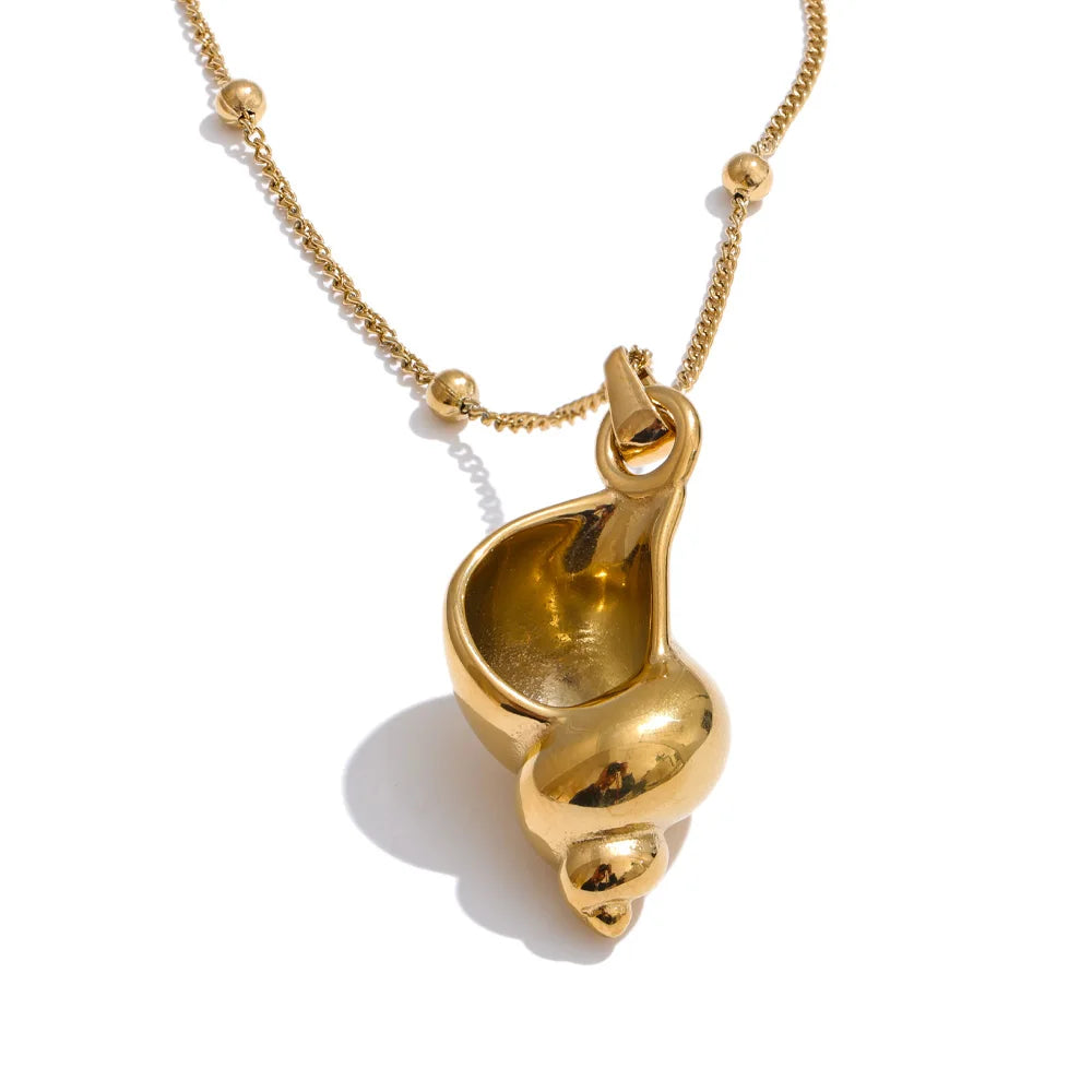 Colar Feminino Gota em Aço Inoxidável 4 Ouro