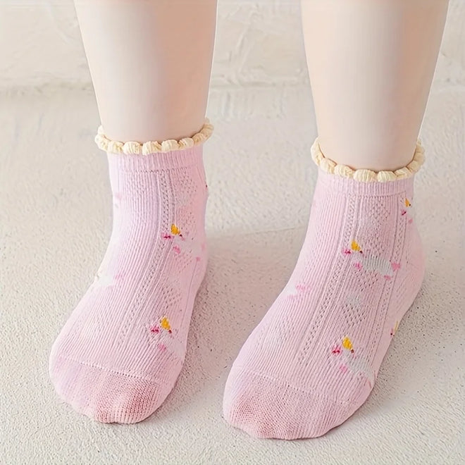 Kit com 5 pares de meias para meninas My little Poney tamanhos de 1- 12 anos