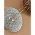 Colar Feminino Gota com Pérola em Aço Inoxidável 17