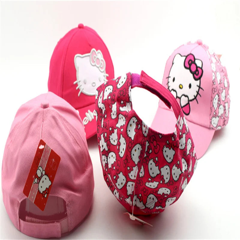 Boné Feminino Infantil Para Meninas de 2-8 anos
