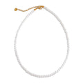Colar Feminino Gota com Pérola em Aço Inoxidável 8 YH3955A 4mm