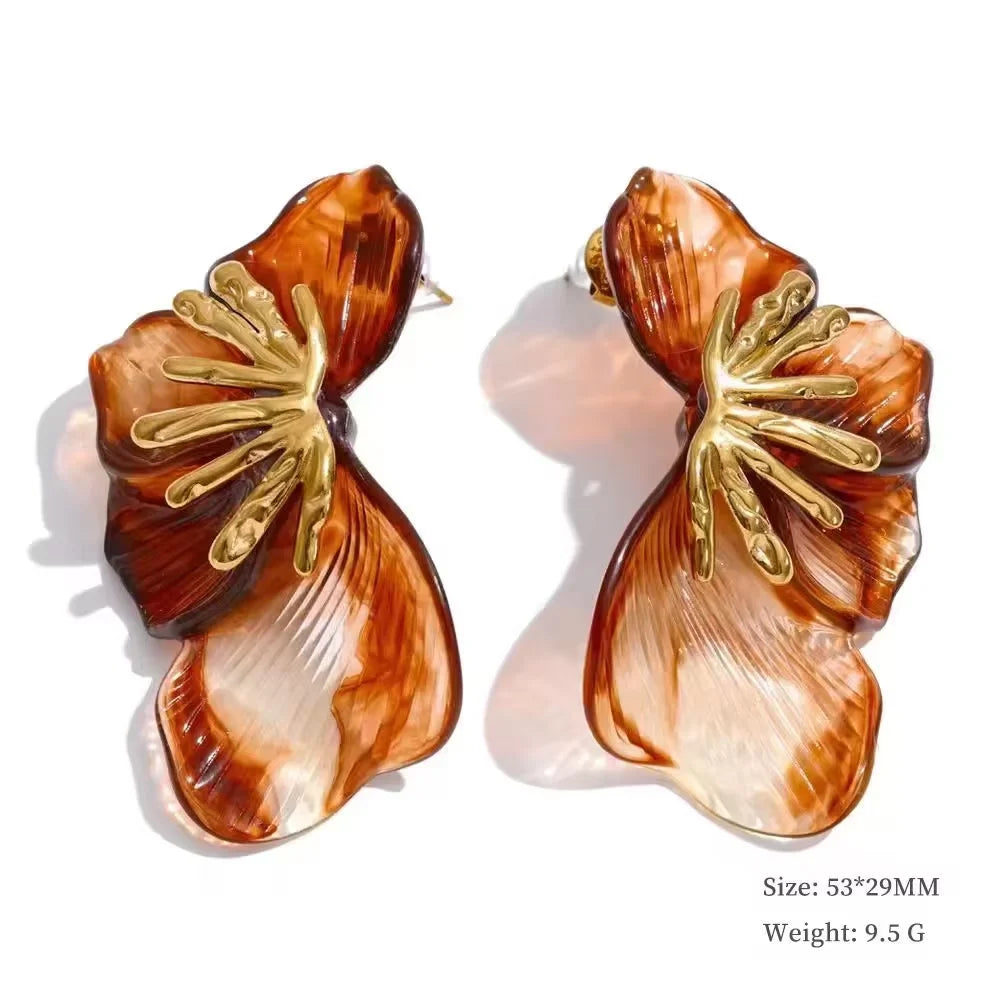 Brinco Flor de Folhas