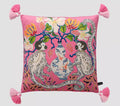 All-Seeing Eye Cosy Throw Cushion Cover Retro Boho Big Yellow Pupil Celestial Alchemy Cosmic Symbol Pillow Case Velvet Home Deco