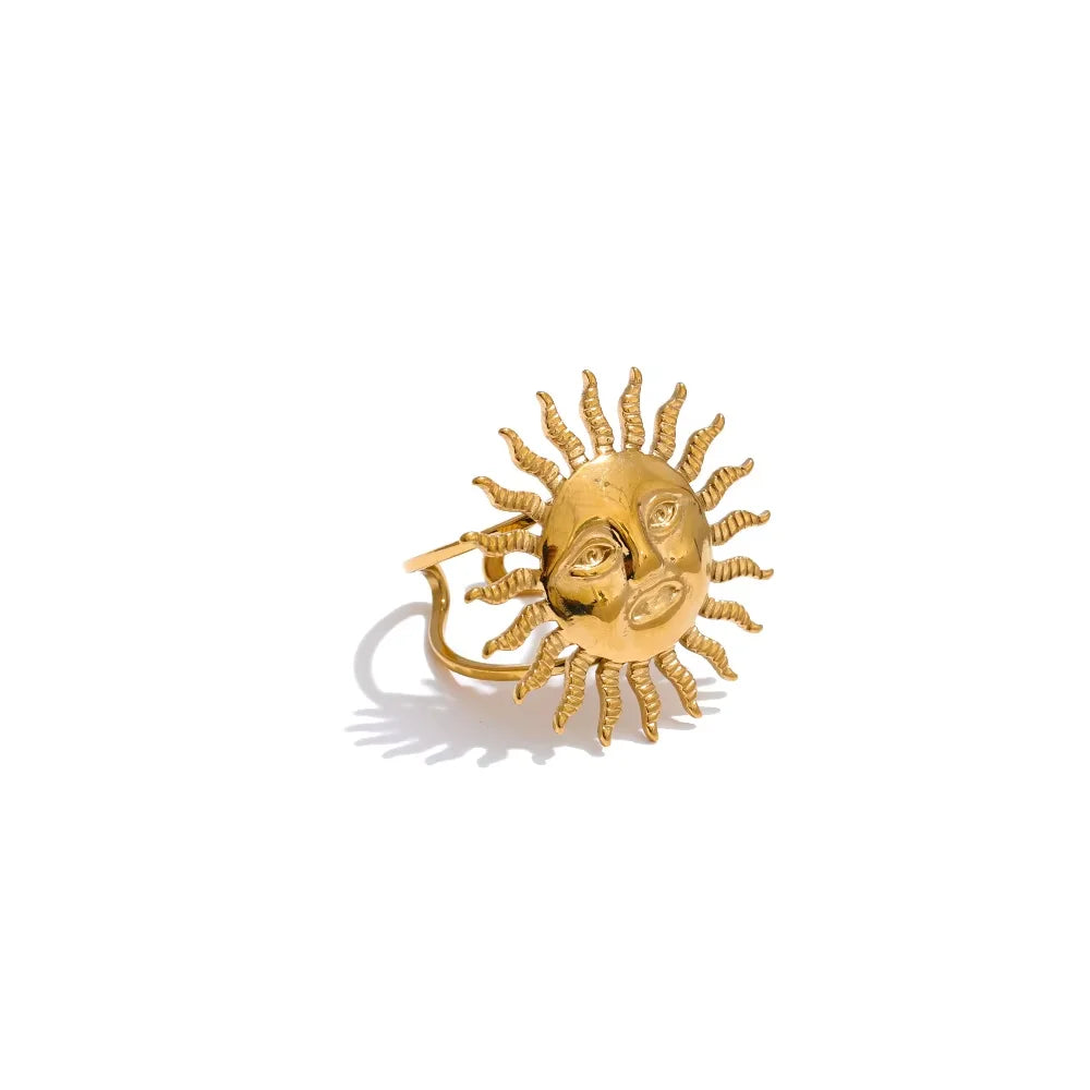 Colar Feminino Gota em Aço Inoxidável 2 Anel