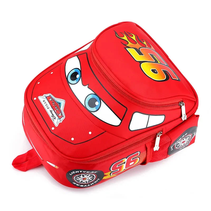 Mochila Infantil Filme Carros McQueen Vermelho