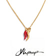 Colar Feminino com Pingente Gota