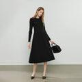 Vestido Midi de Malha Ajustado para Inverno