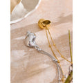 Colar Feminino Gota em Aço Inoxidável 4