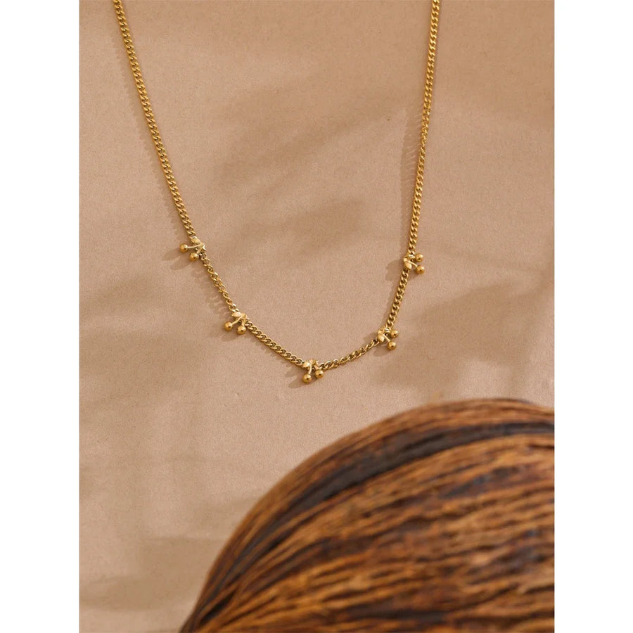 Colar Feminino Gota em Aço Inoxidável 11