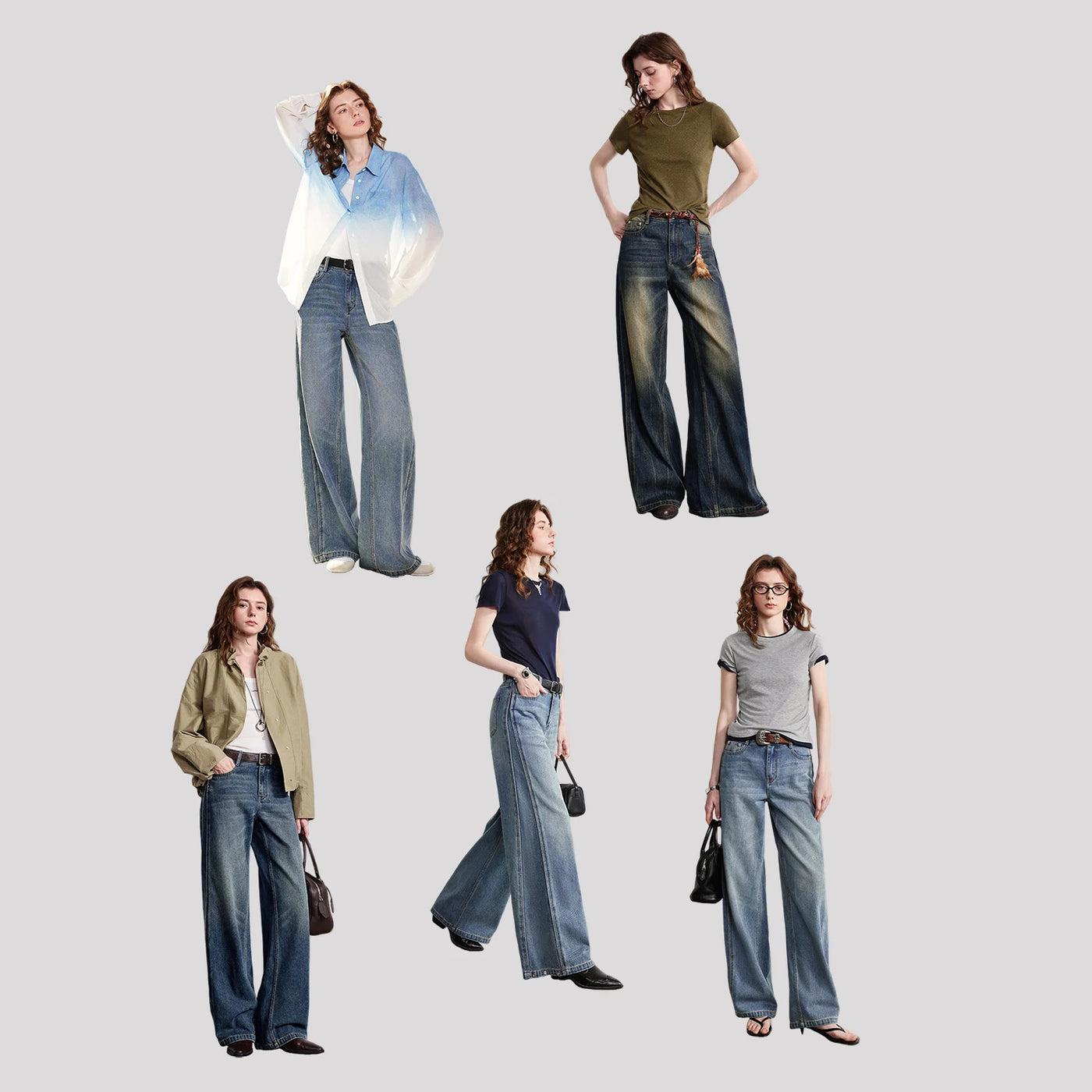 Calça Jeans Feminina Barrel com Acetato