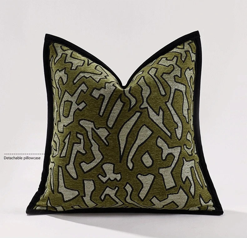 Cushion covers em chenille para sofá decorativos 45x45cm e 50x50cm — imagem 7