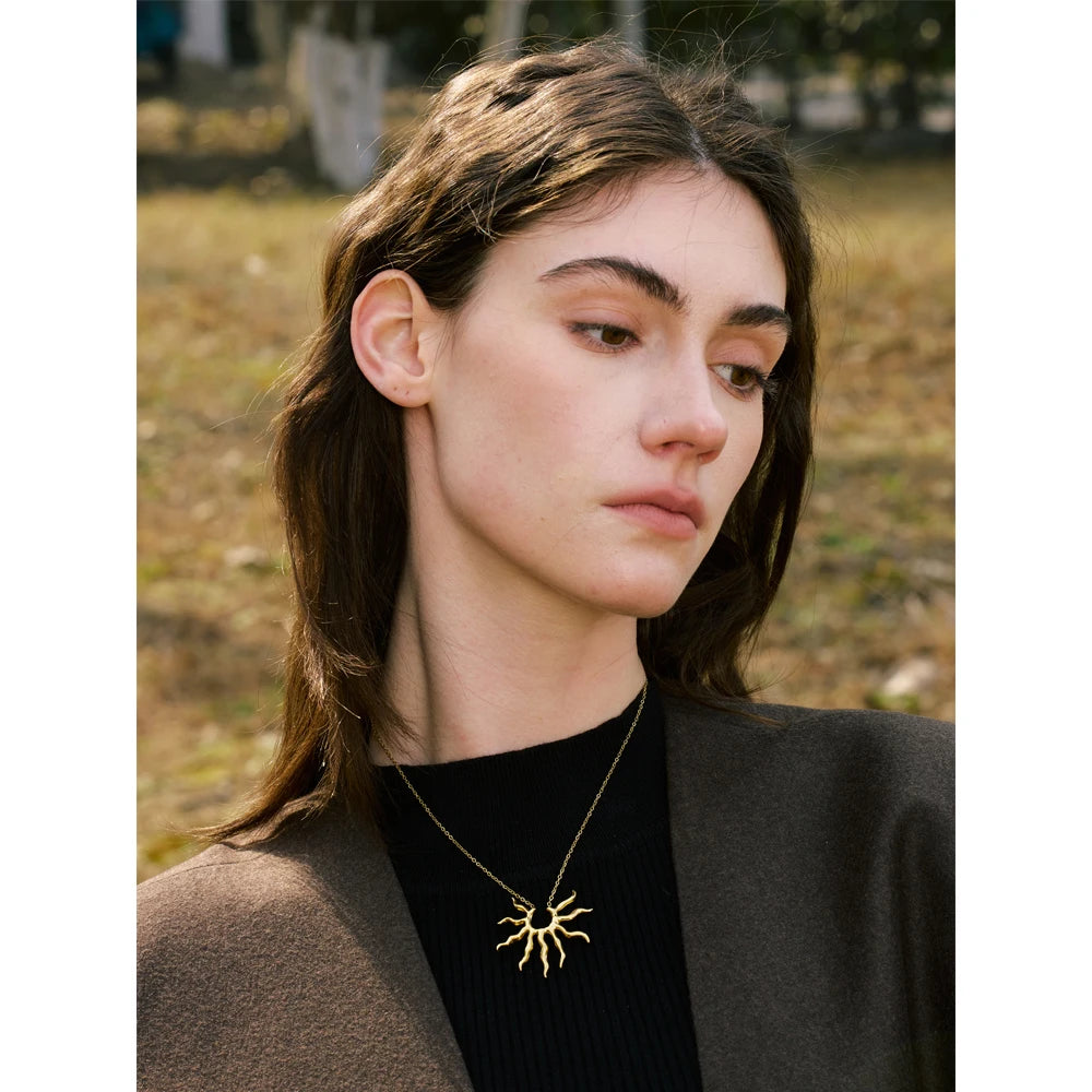 Colar Feminino Gota em Aço Inoxidável 8