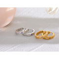 Brinco de Argola 20 mm com Zircônias Coloridas