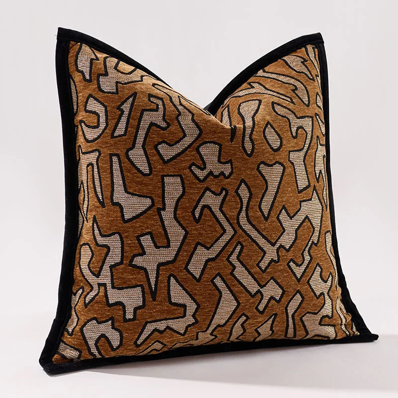 Cushion covers em chenille para sofá decorativos 45x45cm e 50x50cm — imagem 3