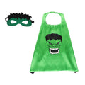 Capa + máscara Infantil Personagens dos Vingadores Hulk 02