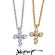 Colar Feminino Cruz com Zircônia em Aço Inoxidável 6