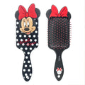 Escova Para Cabelo Profissional Minnie Raquete Almofadada Preto
