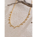 Colar Feminino Gota com Zircônia em Aço Inoxidável 8