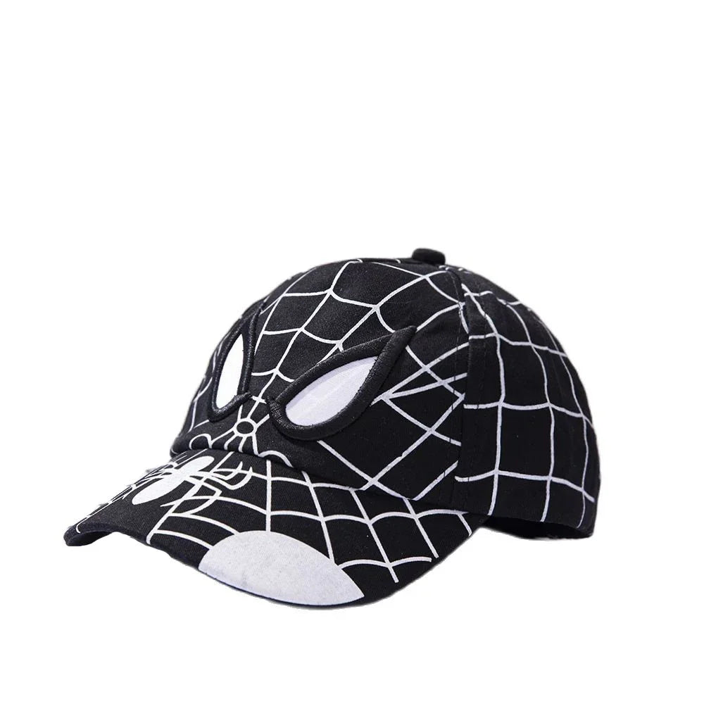 Boné infantil Homem Aranha Para Crianças entre 2-8 anos ajustável Preto 2-8 anos ( ajustável )