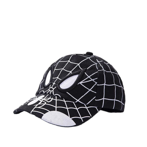 Boné infantil Homem Aranha Para Crianças entre 2-8 anos ajustável Preto 2-8 anos ( ajustável )