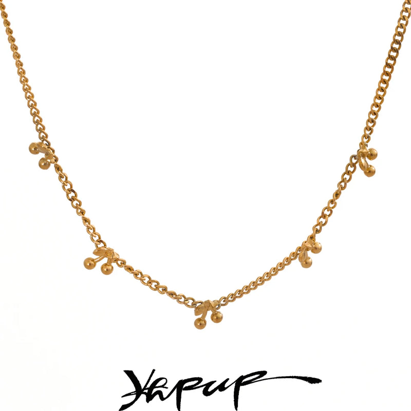 Colar Feminino Gota em Aço Inoxidável 11