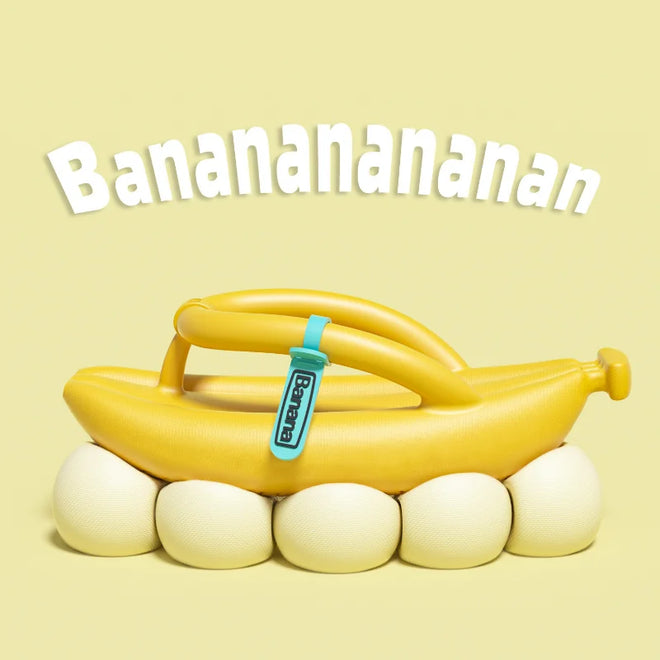 Chinelo Bananão Grande e Macio