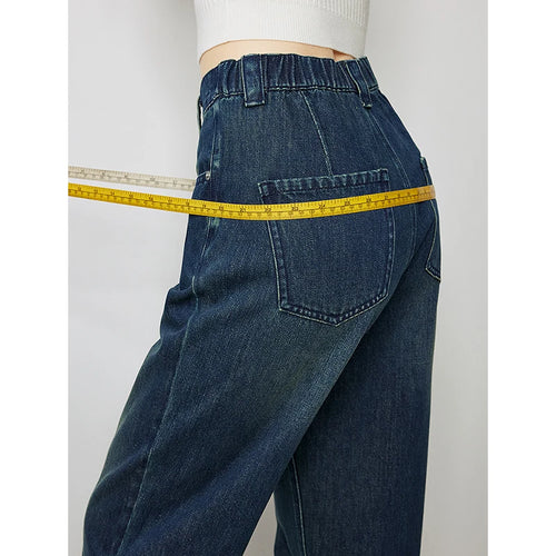 Calça Jeans Feminina Cropped Cintura Alta