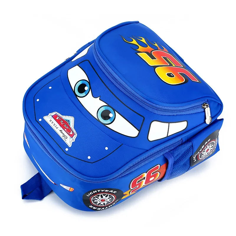 Mochila Infantil Filme Carros McQueen Azul