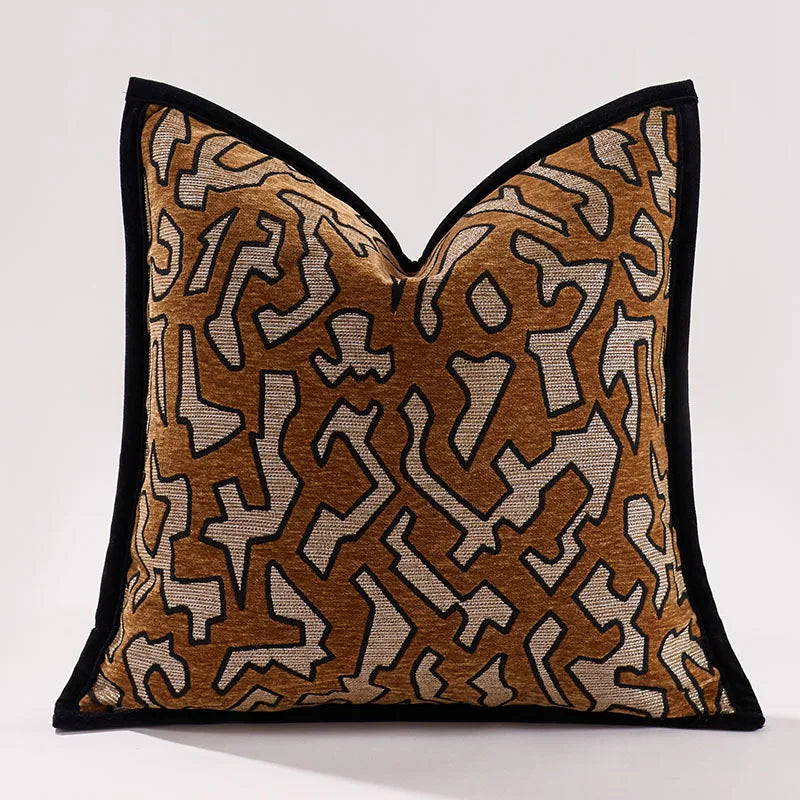 Cushion covers em chenille para sofá decorativos 45x45cm e 50x50cm — imagem 17