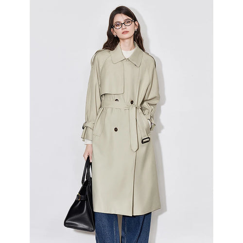 Trench Coat Feminino Longo Minimalista