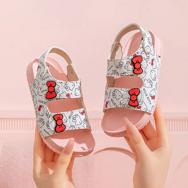 Sandália Infantil Feminina Hello Kitty