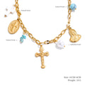 Colar Feminino Gota em Aço Inoxidável 6 YH1838A