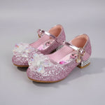 Sapatilha De Cristal Feminina Infantil Frozen Elza