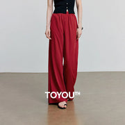 Calça Feminina Wide Leg com Cós Elástico