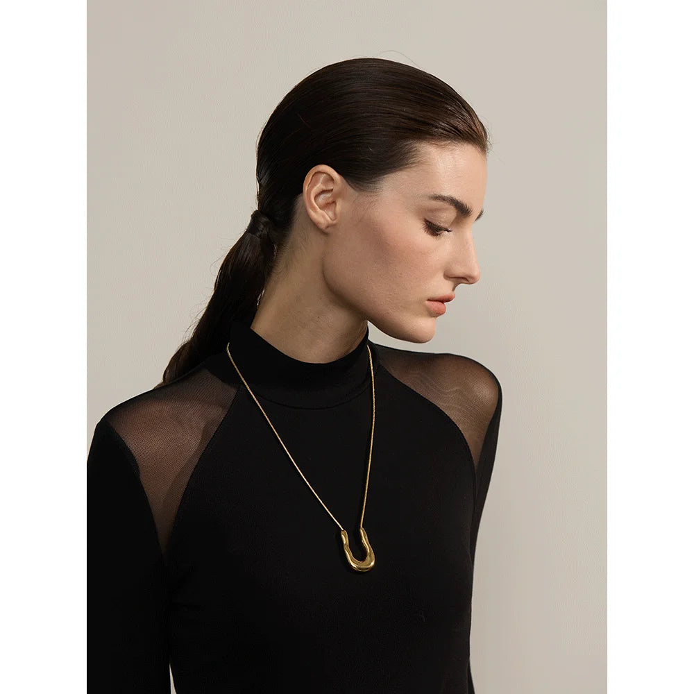 Colar Feminino Gota em Aço 316L 4