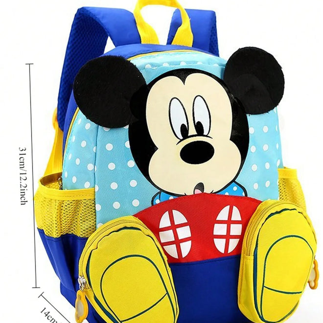 Mochila Infantil Masculina Mickey Mouse Reforçada