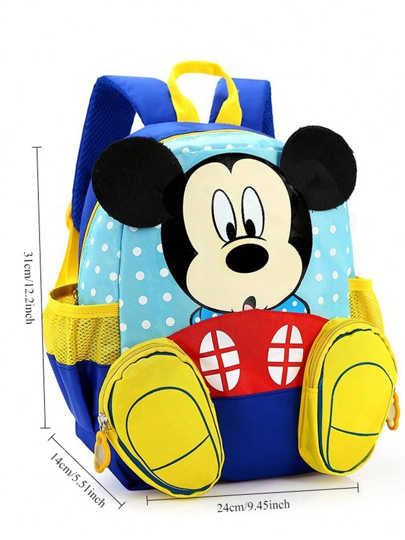 Mochila Infantil Masculina Mickey Mouse Reforçada