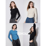 Blusa Feminina Segunda Pele Manga Longa de Alta Elasticidade