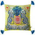 All-Seeing Eye Cosy Throw Cushion Cover Retro Boho Big Yellow Pupil Celestial Alchemy Cosmic Symbol Pillow Case Velvet Home Deco