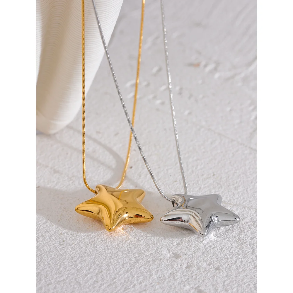 Colar Feminino Estrela em Aço 316L