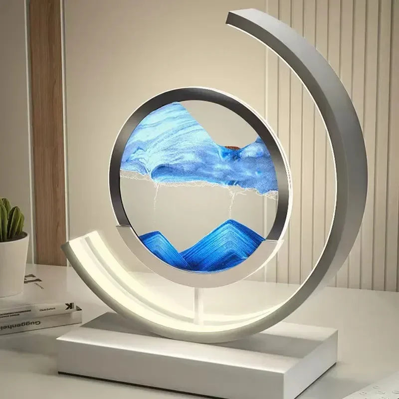 Luminária Home Art Decorativa LED Mountains Branca | Delamantina