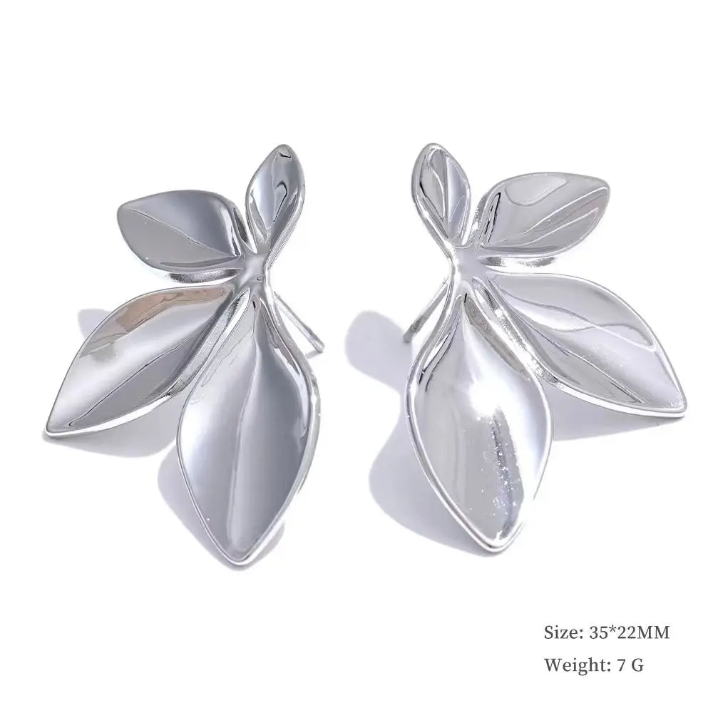 Brinco Flor de Folhas