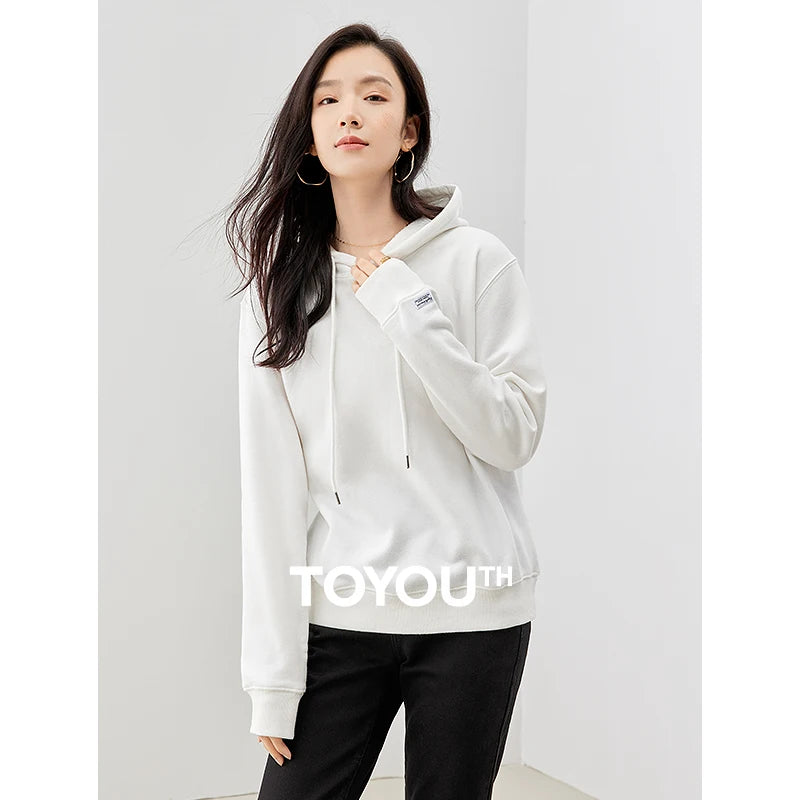 Moletom Feminino com Capuz e Toque Peluciado