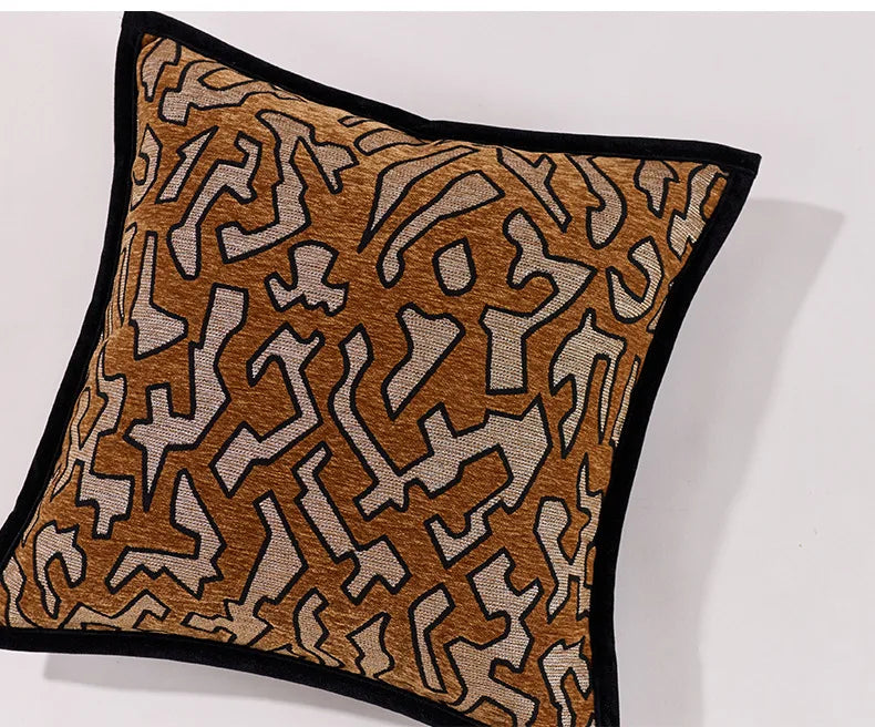 Cushion covers em chenille para sofá decorativos 45x45cm e 50x50cm — imagem 16