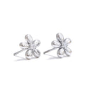 Brinco Flor com Zircônia Delicada