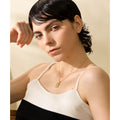 Colar Feminino Quadrado em Aço Inoxidável 2