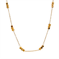 Colar Feminino Quadrado em Aço Inoxidável 5 Ouro
