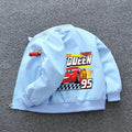 Jaqueta Masculina Infantil Carros Relampago Mcqueen Azul