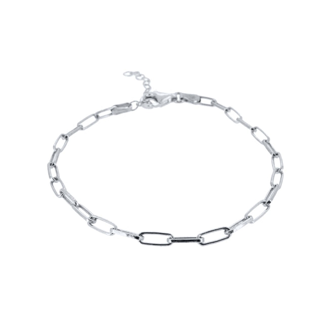 Pulseira Ellos Prata - 18cm